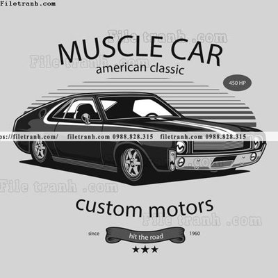 File tranh gốc vector hinh anh o to xe hoi co dien 1552 (bản quyền) file PSD