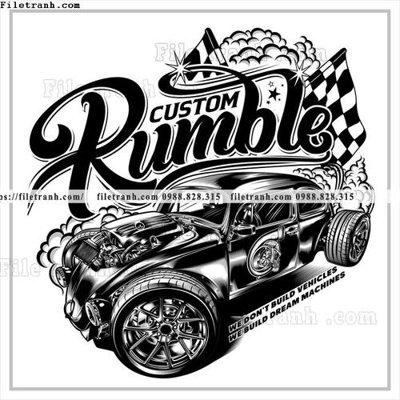 File tranh vector hinh anh o to xe hoi co dien 1595 (gốc) chủ đề động vật