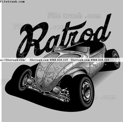 File PSD in ấn vector hinh anh o to xe hoi co dien 1601 (chất lượng cao)