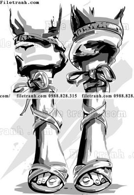 File tranh vector hinh anh style thoi trang nu 1501 (gốc) in backlit film