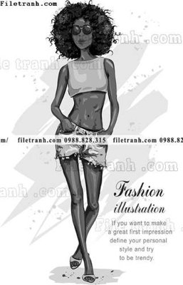 File in mica vector hinh anh style thoi trang nu 1539 (bản gốc) siêu trong