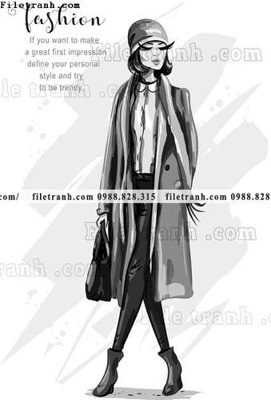 Download file gốc vector hinh anh style thoi trang nu 1558 (in mica) trong suốt