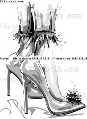 Ảnh gốc vector hinh anh style thoi trang nu 1611 (nét căng) in mica