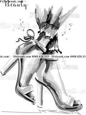 File tranh vector hinh anh style thoi trang nu 1612 (gốc) chủ đề trừu tượng