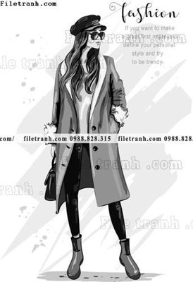File PSD vector hinh anh thoi trang nu 1510 (gốc) nhiều lớp (multi-layer)