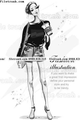 Download file gốc vector hinh anh thoi trang nu 1511 (in lụa) cao cấp