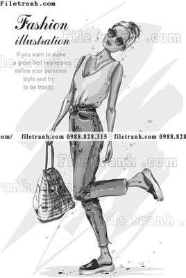 Tải về file gốc vector hinh anh thoi trang nu 1528 (dùng cho in quảng cáo)