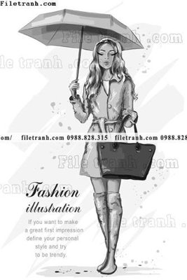 Hình ảnh file gốc in trần nhà vector hinh anh thoi trang nu 1549