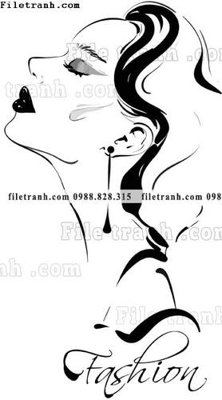 File tranh vector hinh anh thoi trang nu 1601 (ảnh gốc) chi tiết rõ ràng