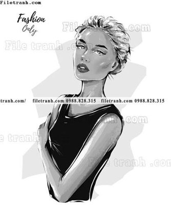 Tải file tranh vector hinh anh thoi trang nu 1617 (ảnh gốc) ngay