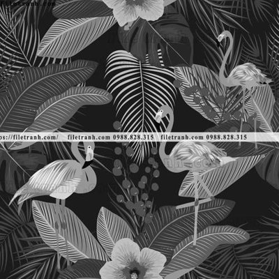 File tranh vector hinh nen cay hong hac 1535 (gốc) chủ đề động vật