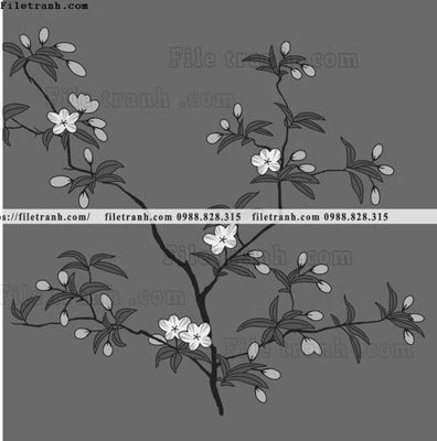 File gốc vector hoa va cay nhat ban 1502 (dành cho trang trí nội thất)