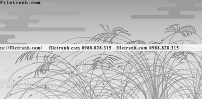 File tranh vector hoa va cay nhat ban 1549 (gốc) in trên kính