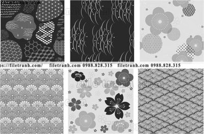 File gốc vector hoa van nhat ban don gian 1537 cho in ấn và thiết kế