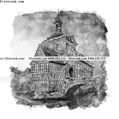 Download file tranh vector trang tri kien truc the gioi 1566 (file gốc PSD)