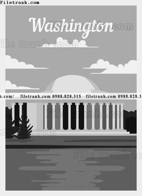 File gốc vector truu tuong toa nha noi tieng 1550 (trang trí) phòng trẻ em