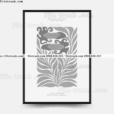 File gốc vector truu tuong ve hoa va cay 1529 (in lụa) hoa văn cổ điển