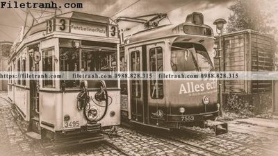 File gốc xe dien co dien duong pho 108 (cho in ấn) độc quyền