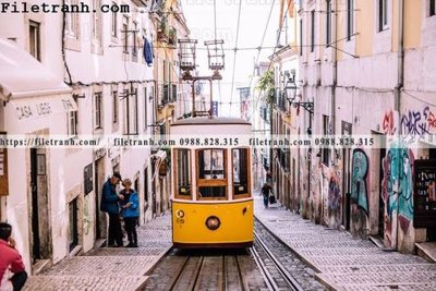 File PSD xe dien co dien duong pho 109 (gốc) cho in quảng cáo