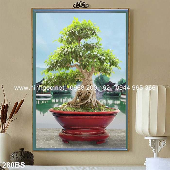 Tranh 3D cây bonsai- 280BS