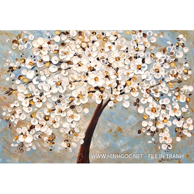 Cây hoa trắng - BTT229