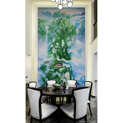 Tranh hiện đại cây xanh trang trí tường-SCD-224